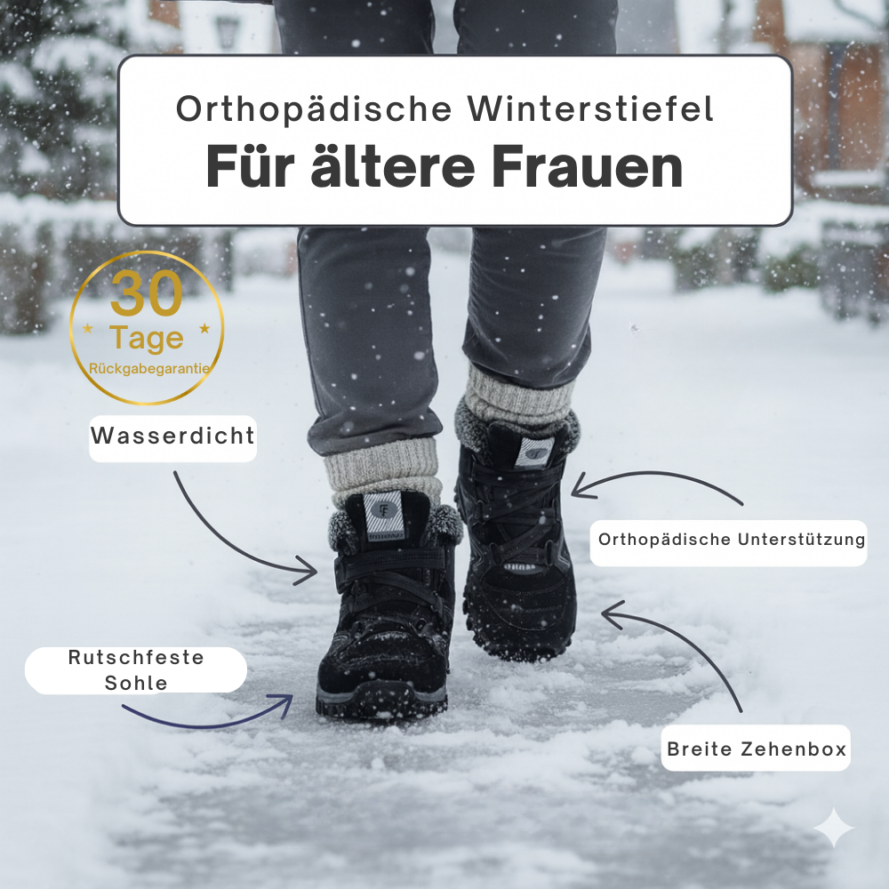 Nordun™ – Schluss mit Fußschmerzen, eisigen Zehen und rutschigen Wintertagen.